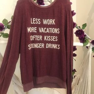 Oversized fashion sweater